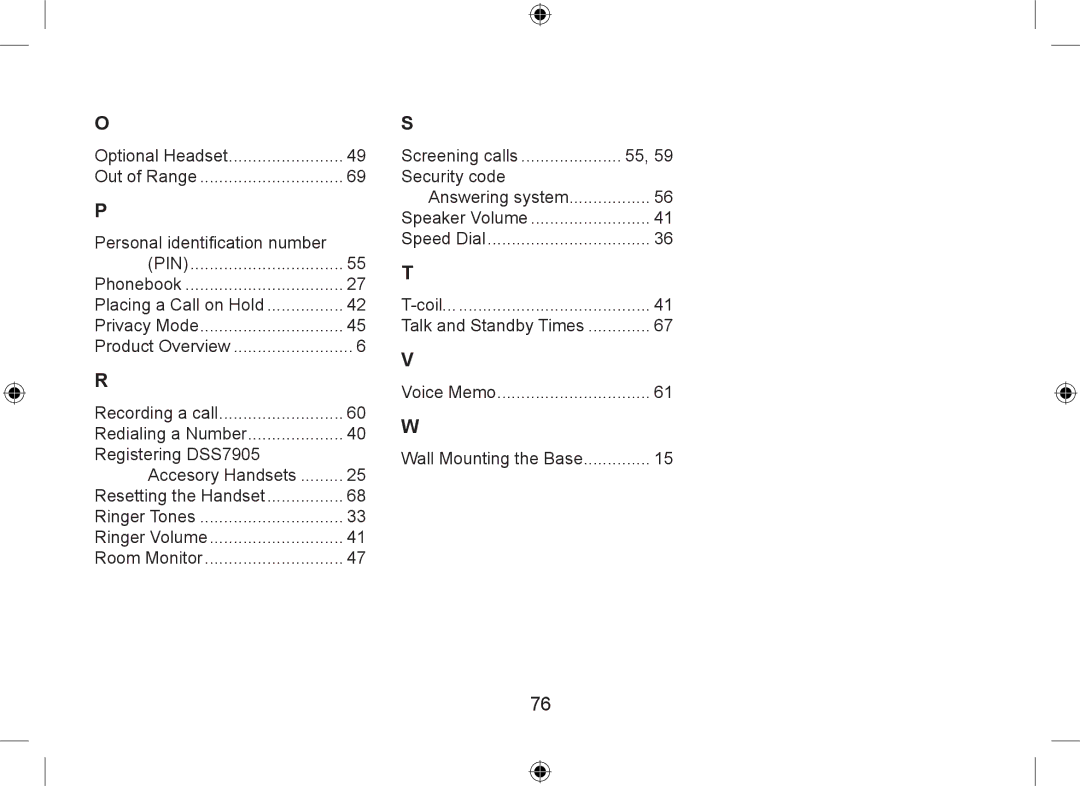 Uniden DSS7955+2, DSS7955+1 owner manual Pin 