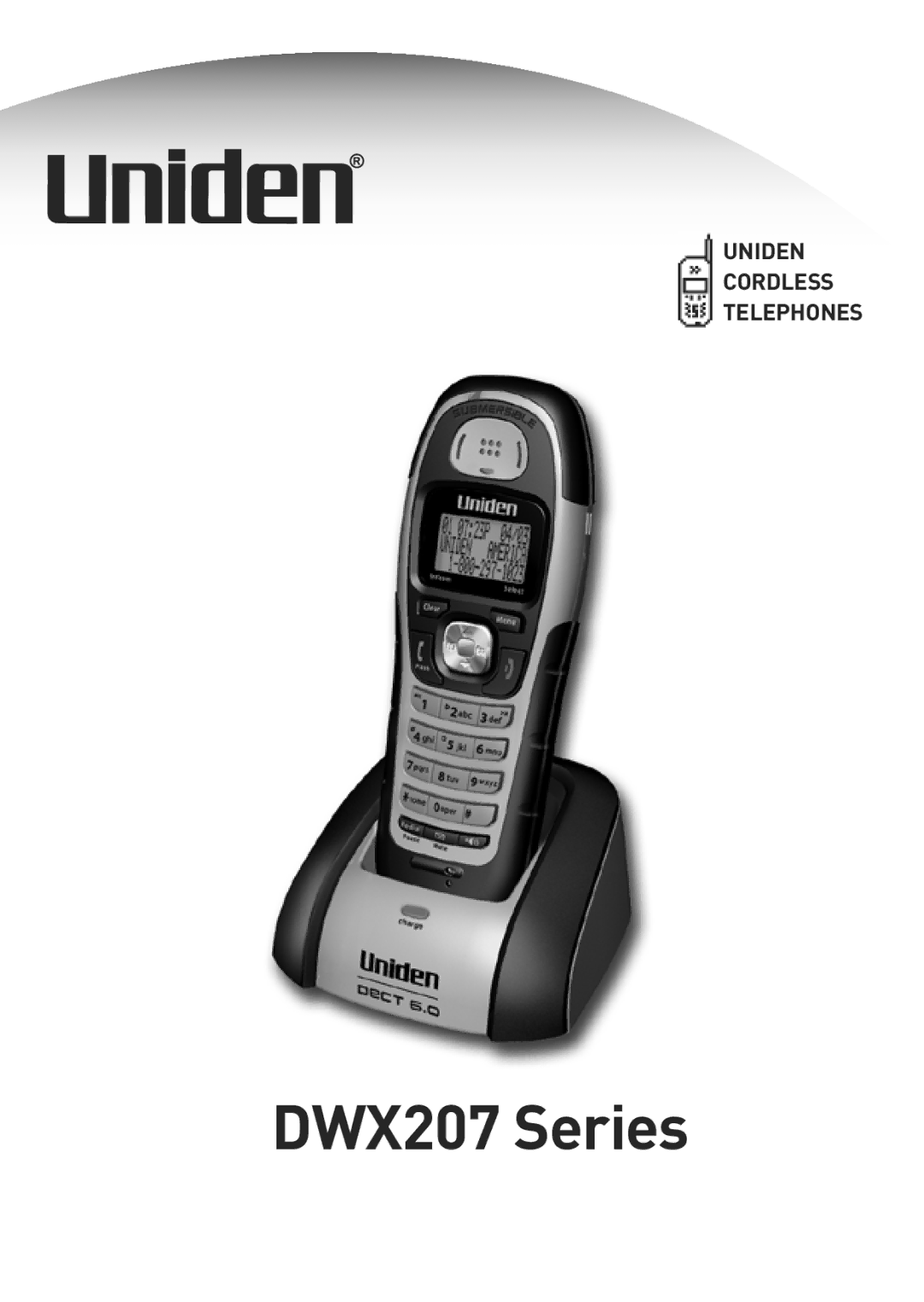 Uniden manual DWX207 Series 