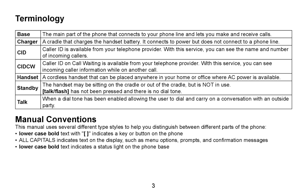 Uniden DXAI4588 manual Terminology, Manual Conventions 