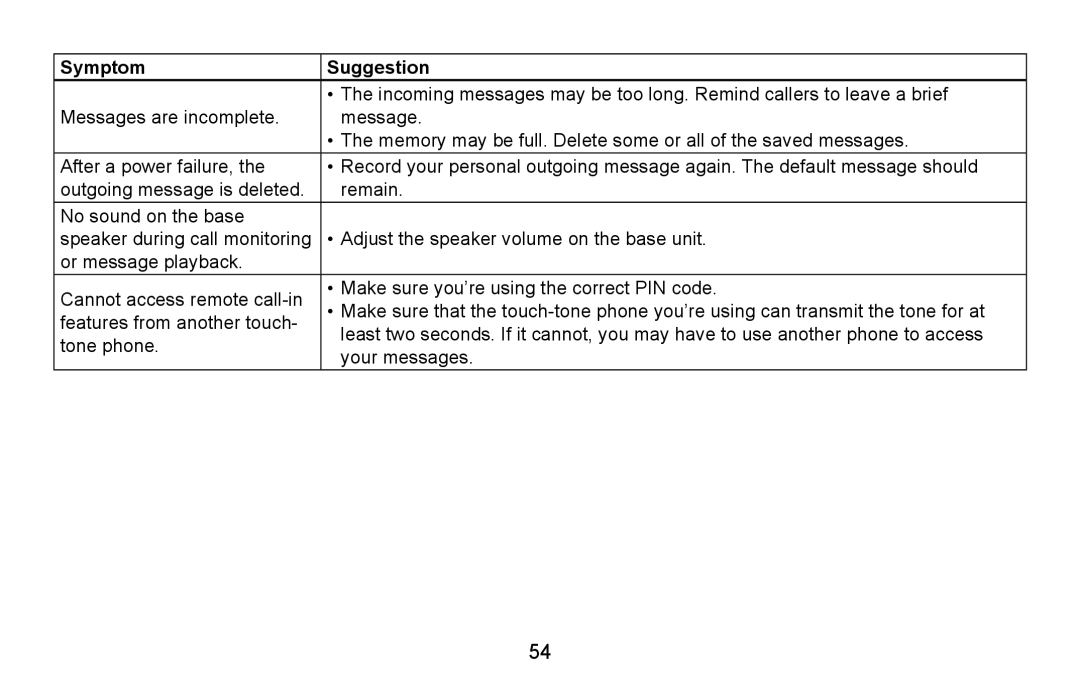 Uniden DXAI5688 manual Adjust the speaker volume on the base unit 