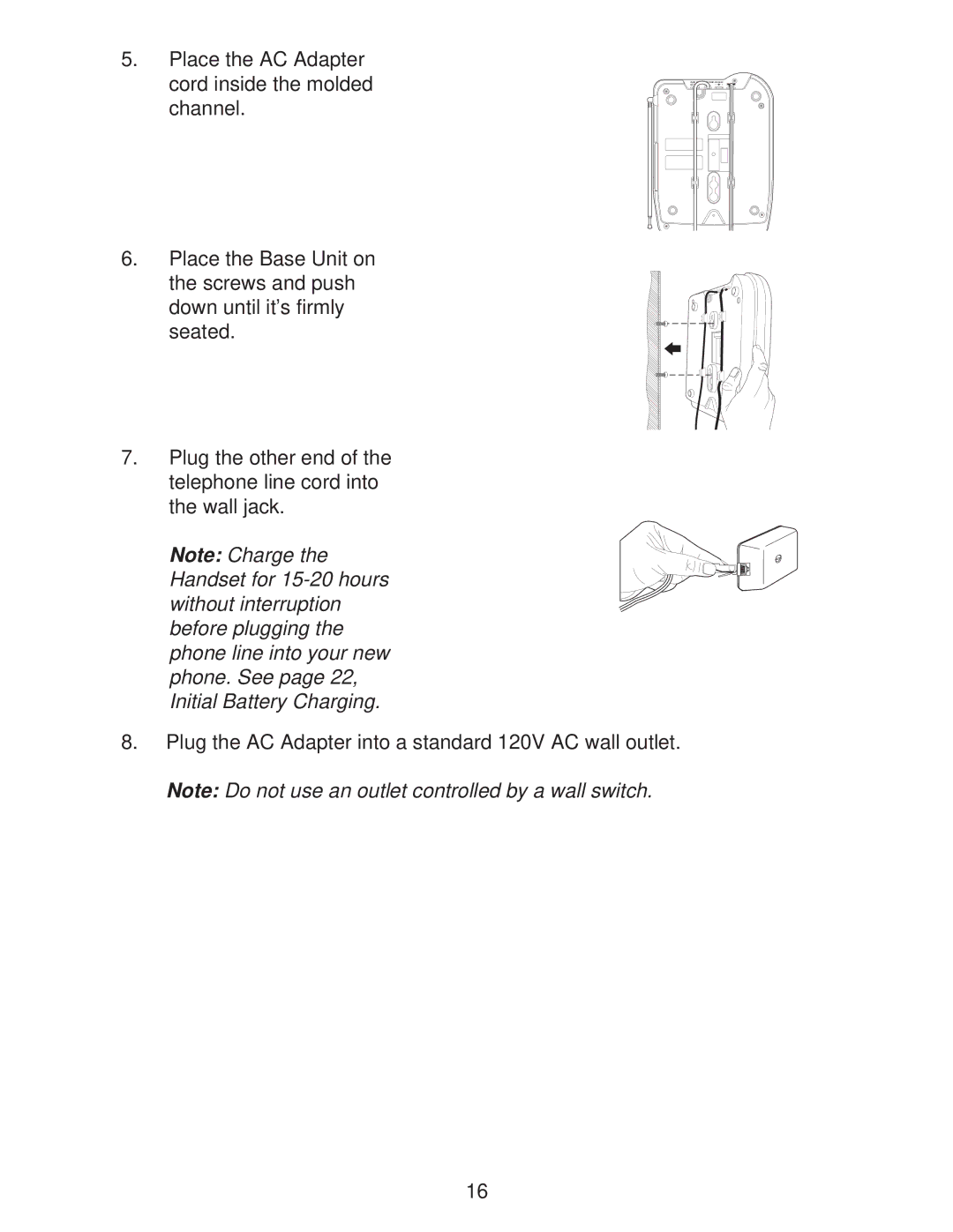 Uniden DXI665 important safety instructions Pulse-Tone Dc 