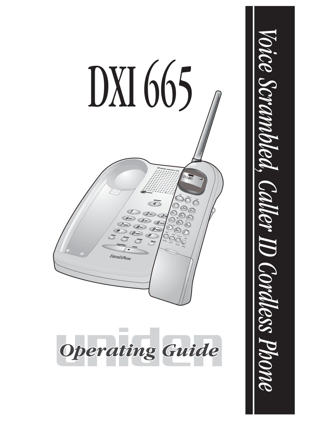 Uniden DXI665 important safety instructions 