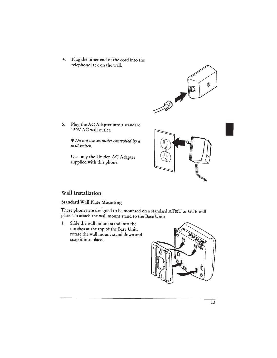 Uniden EX 945 manual 