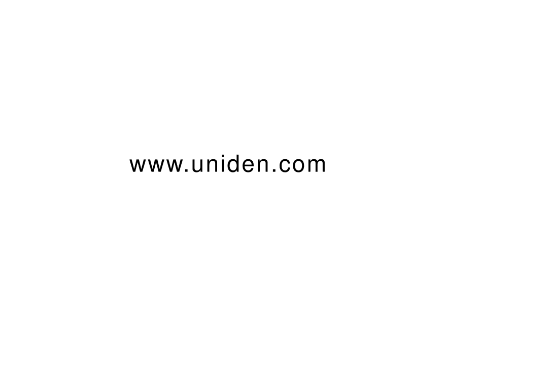 Uniden EXA3955 manual 