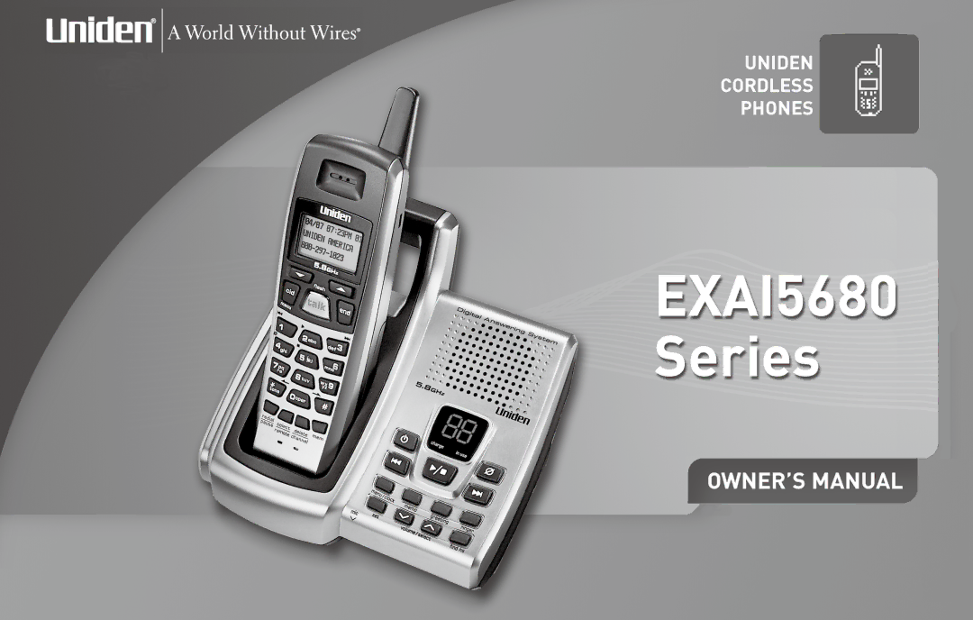 Uniden EXAI5680 Series manual 