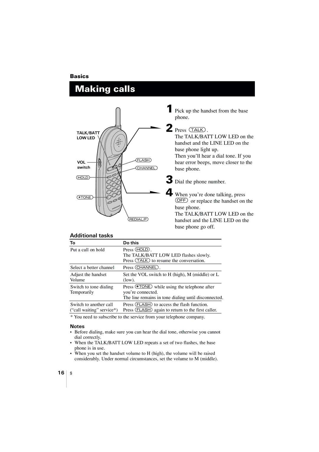 Uniden EXP2905 manual Additional tasks, Do this 