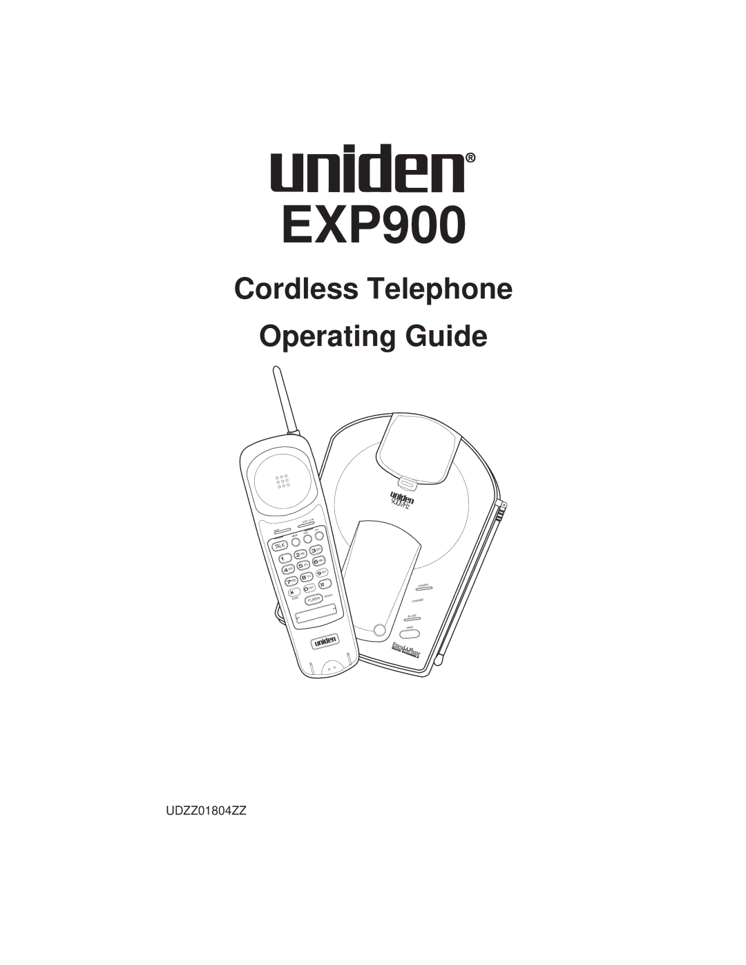 Uniden EXP900 important safety instructions 