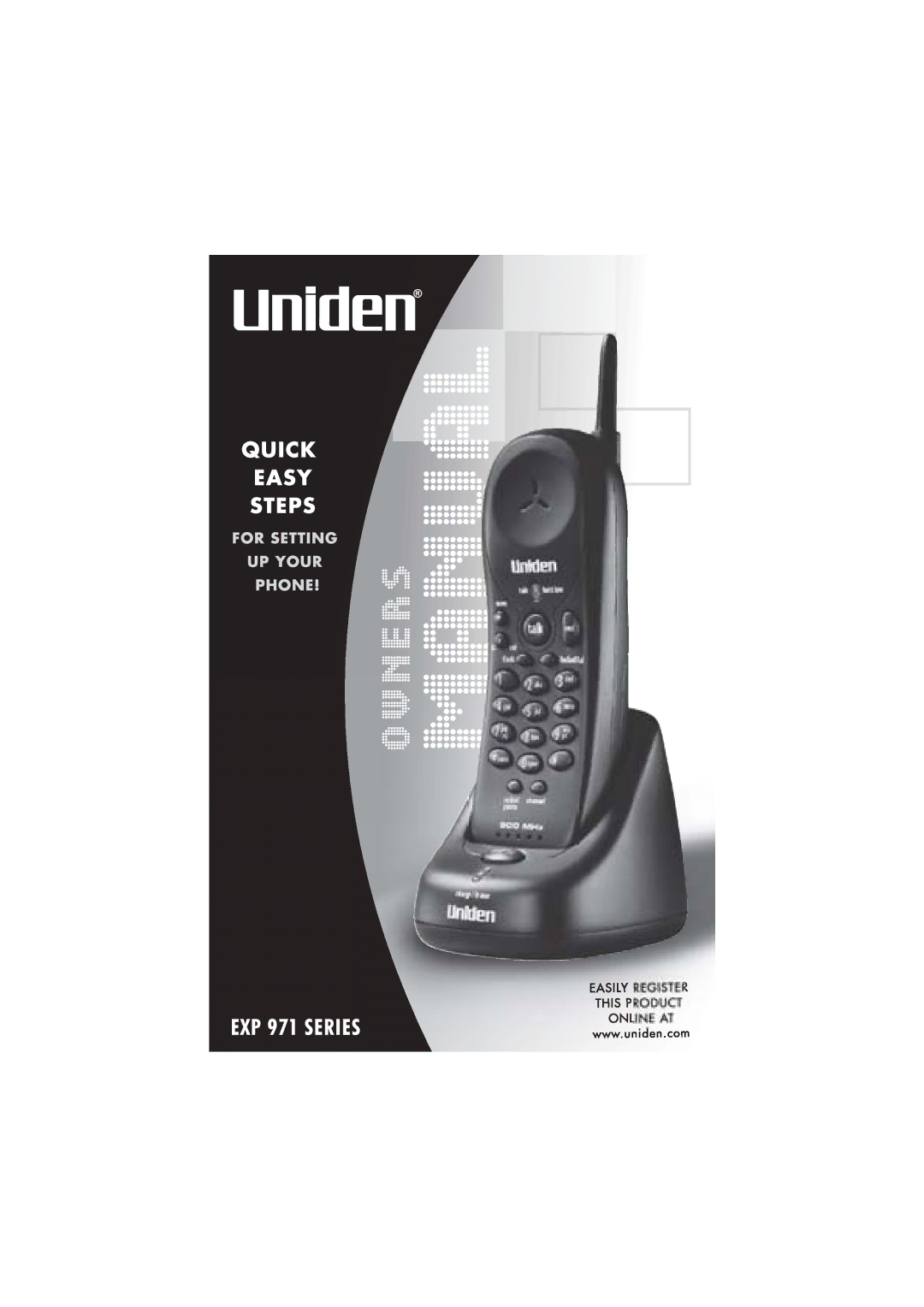 Uniden EXP971 manual 