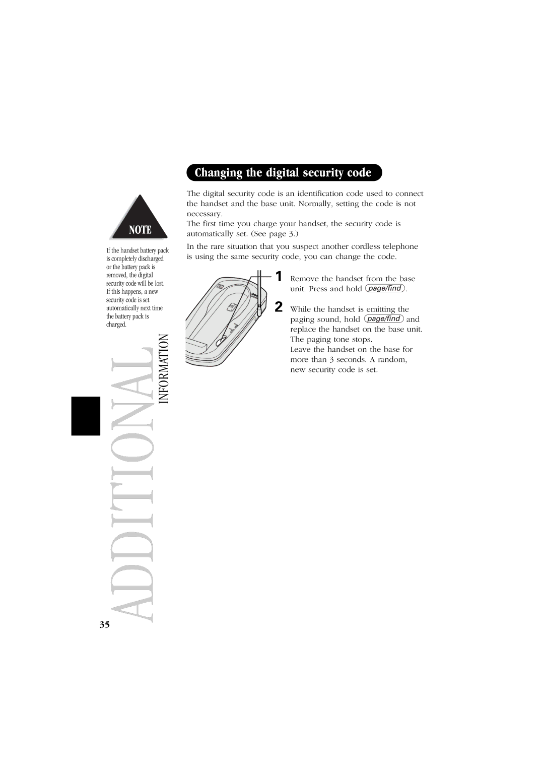 Uniden EXS 2060 manual Additionalinformation 