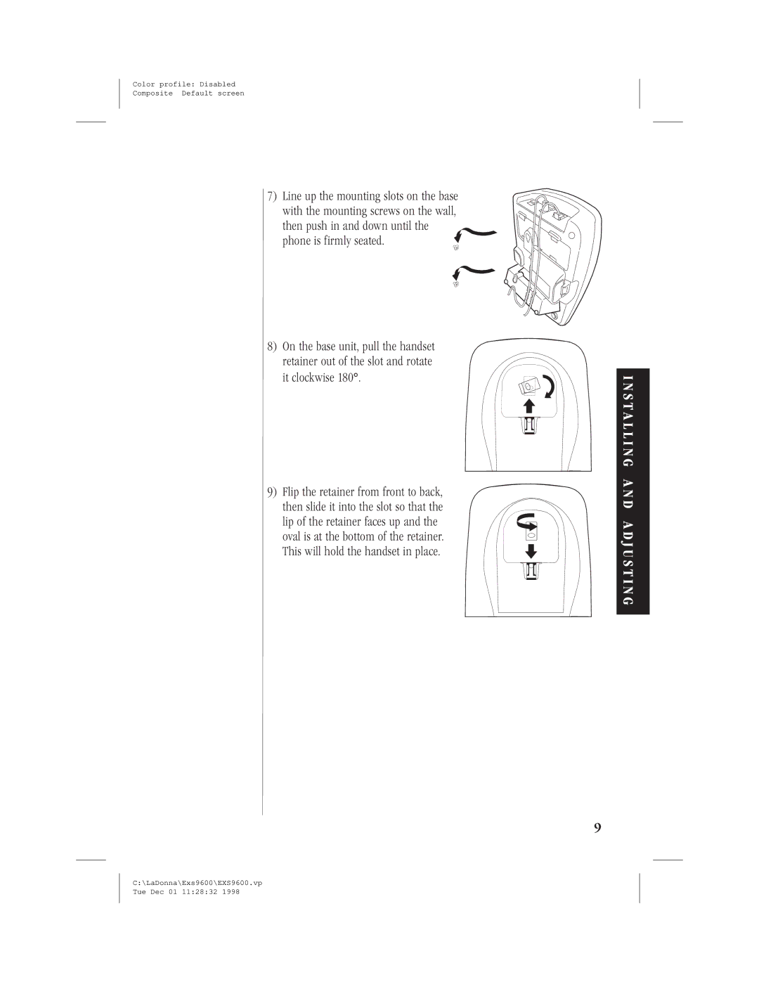 Uniden specifications LaDonna\Exs9600\EXS9600.vp Tue Dec 01 112832 