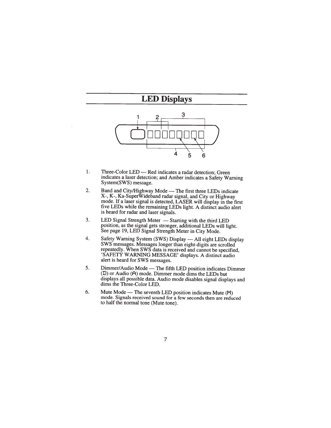 Uniden LRD 6599SWS manual 