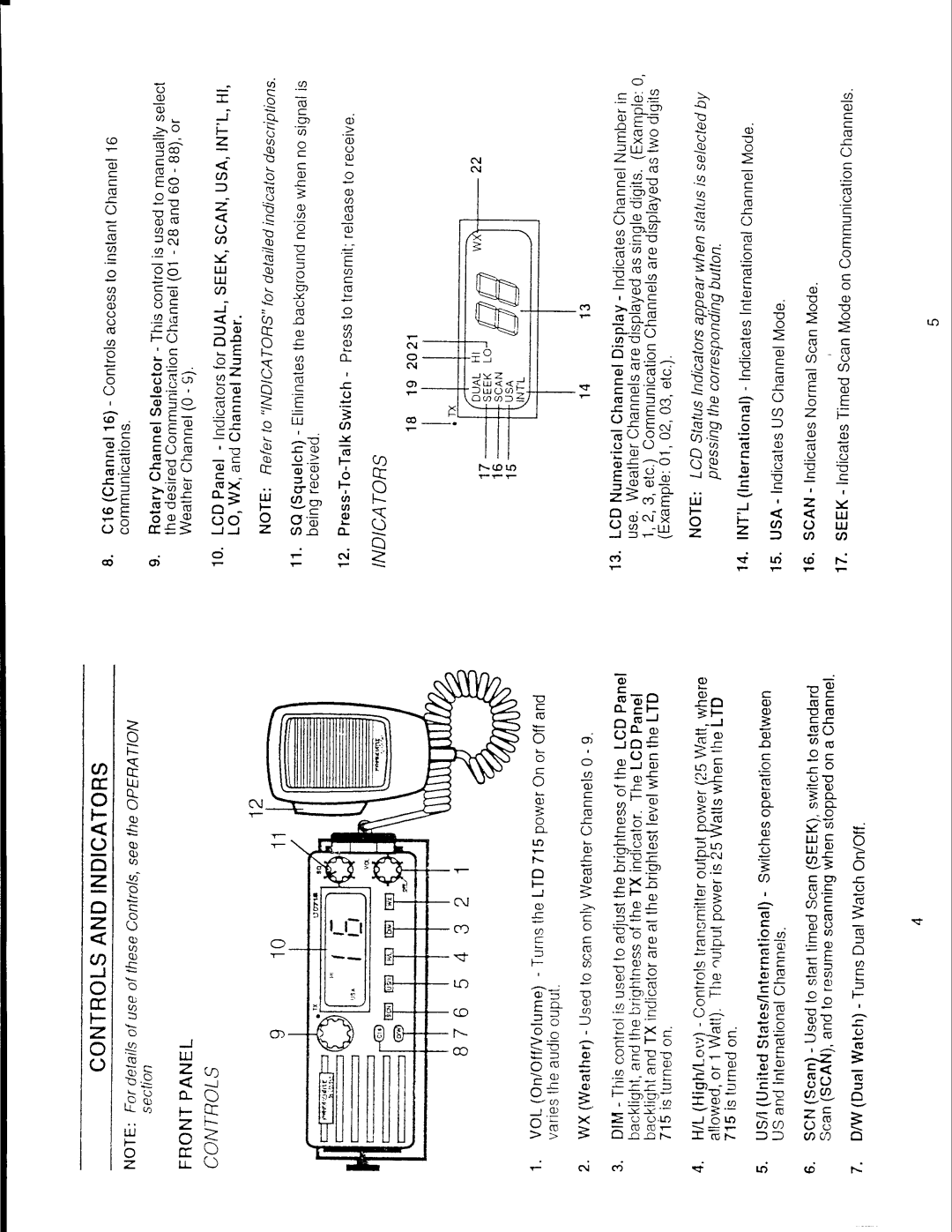 Uniden LTD 715 manual 