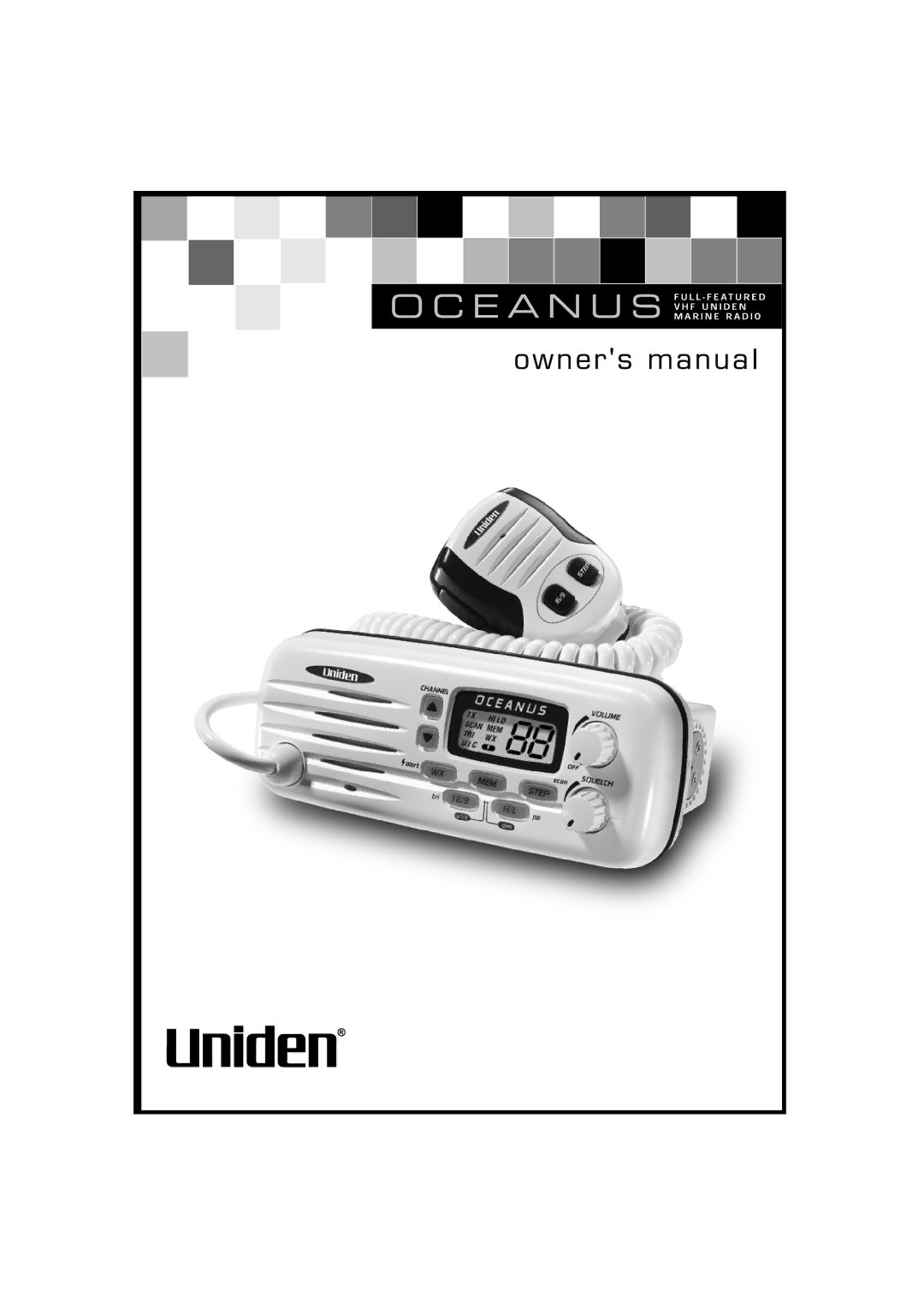 Uniden Marine Radio manual 