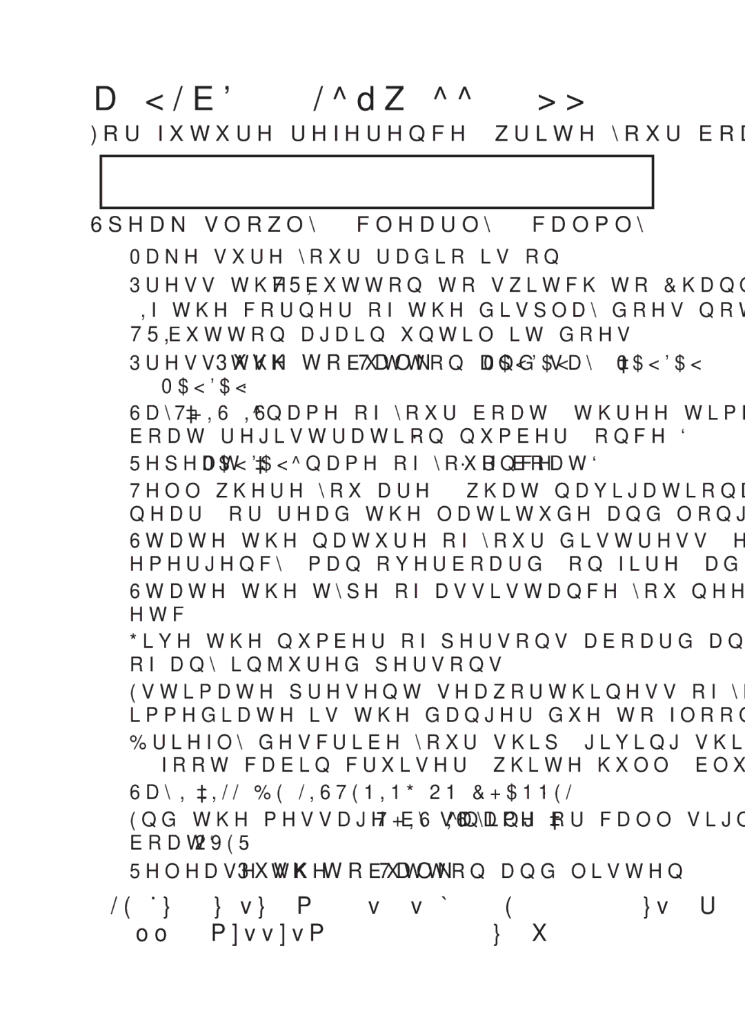 Uniden MHS125 owner manual Making a Distress Call, Speak slowly clearly calmly 