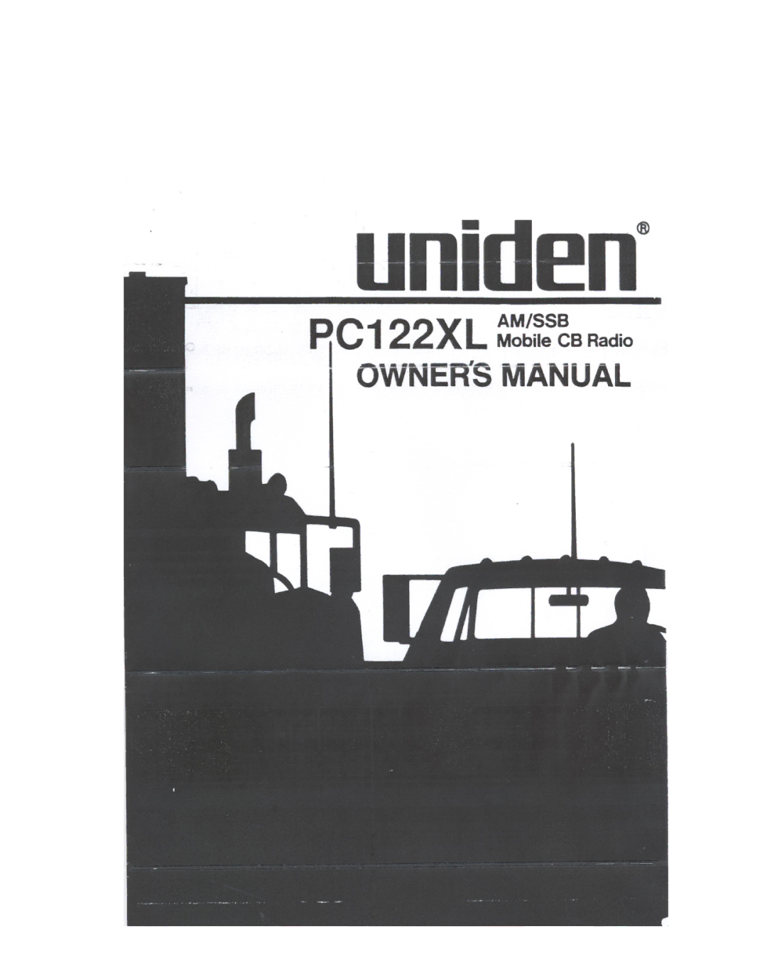 Uniden PC122XL manual C122XL ~~~~~B Radio 