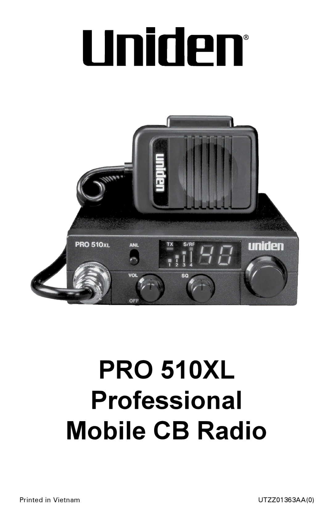 Uniden PRO 510XL manual 