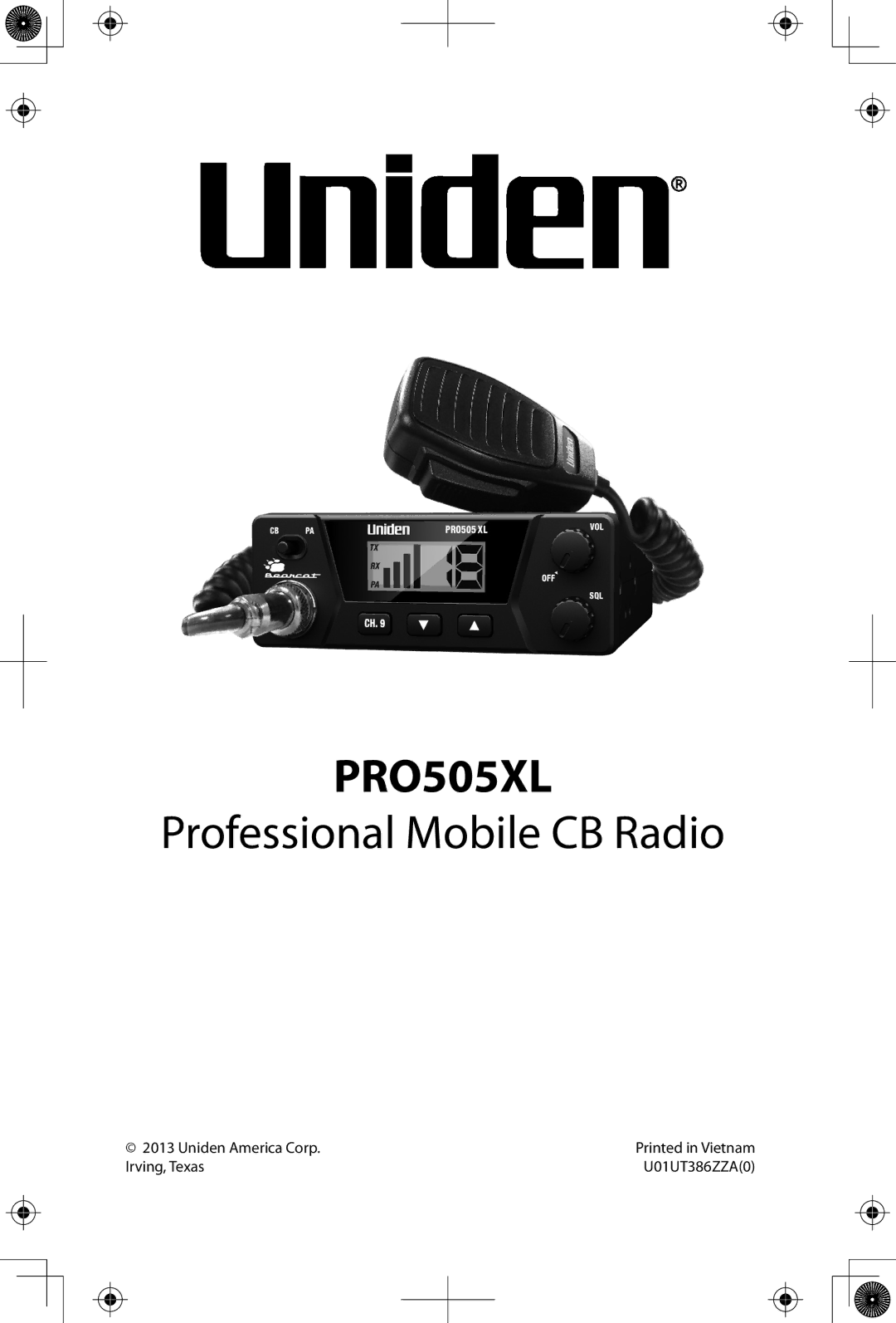 Uniden PRO505XL manual 