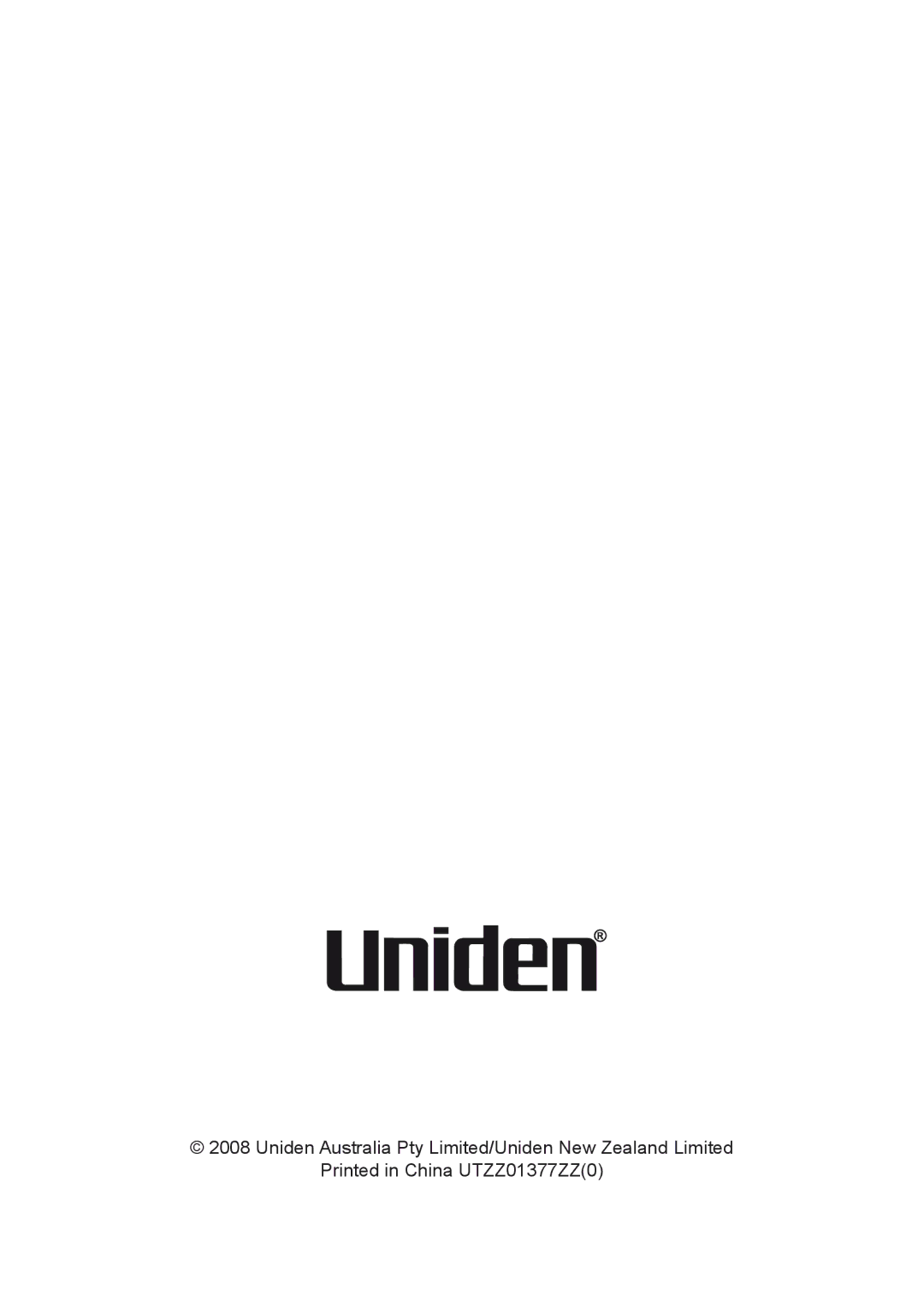 Uniden PRO630XL owner manual Uniden Australia Pty Limited/Uniden New Zealand Limited 