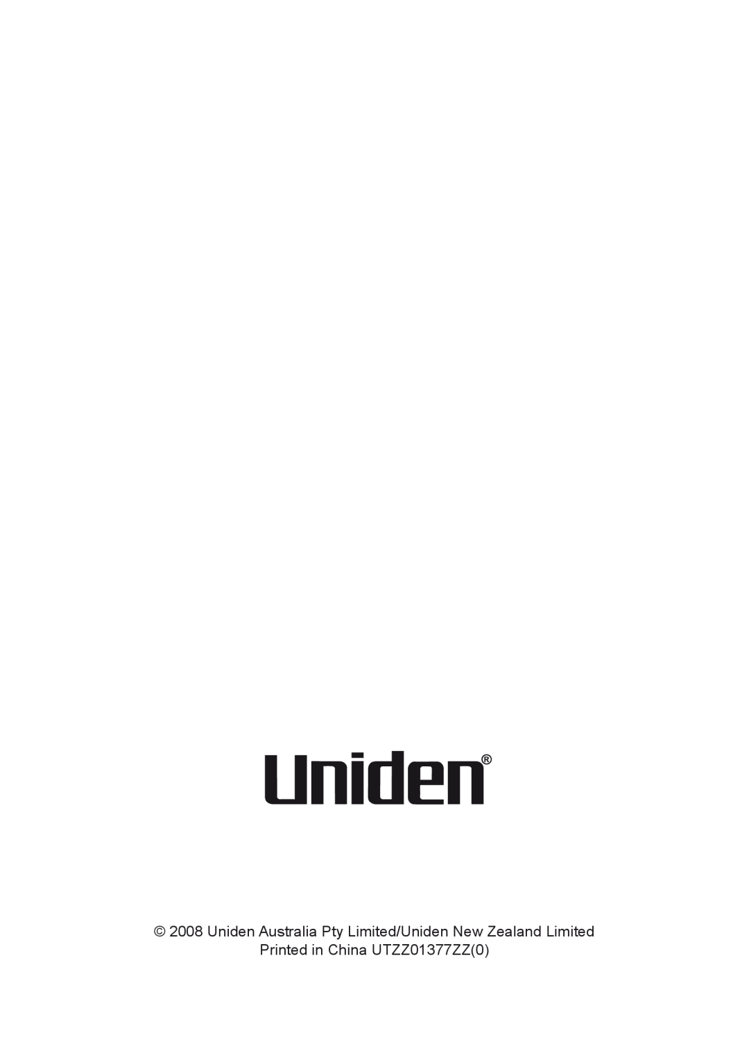 Uniden owner manual UNIDEN Model PRO630XL 