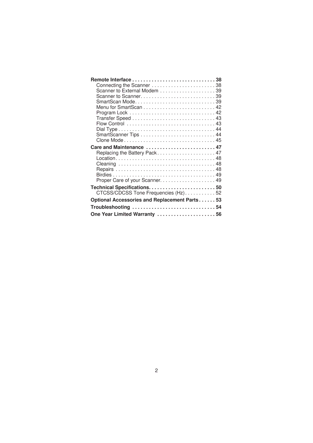 Uniden SC200 manual CTCSS/CDCSS Tone Frequencies Hz 