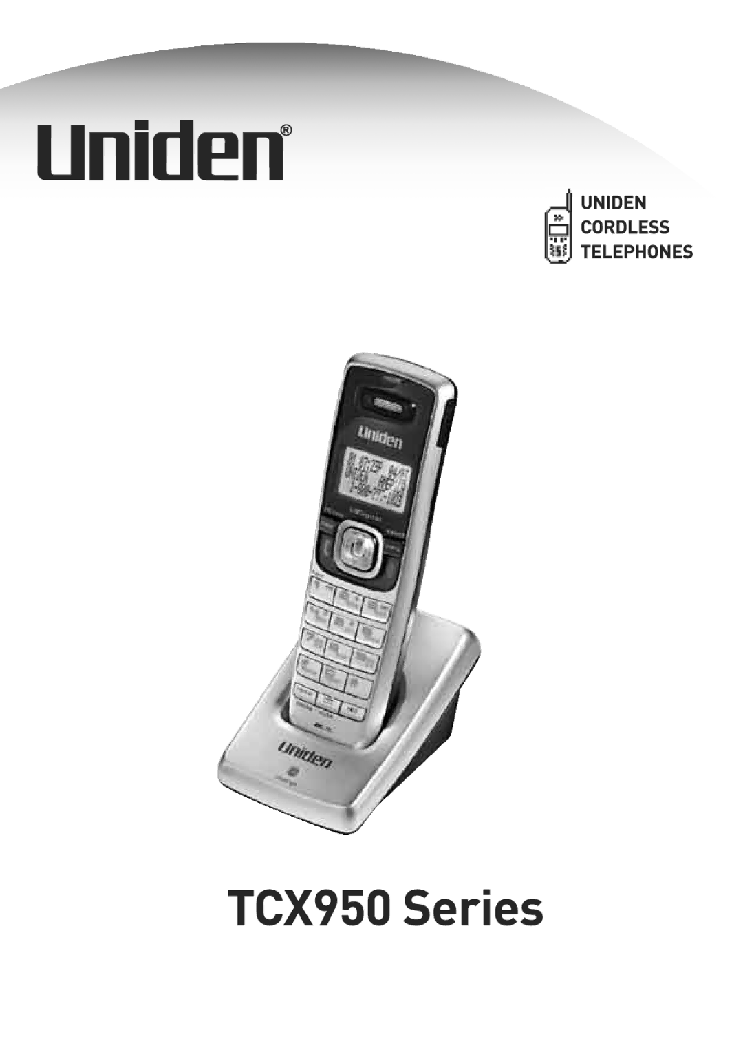 Uniden manual Série TCX950 