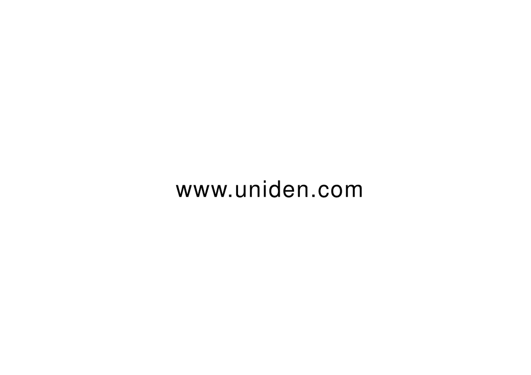 Uniden TRU548 owner manual 