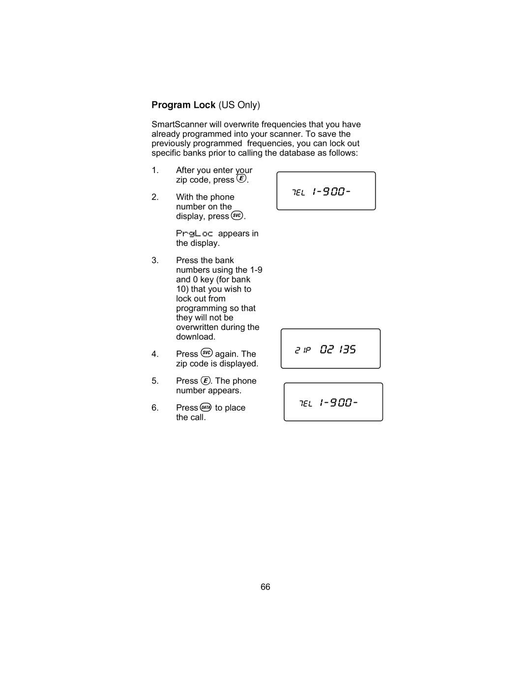 Uniden UBC 245XLT manual Program Lock US Only 