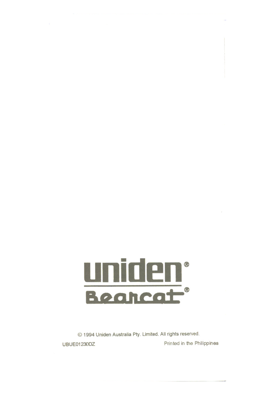 Uniden UBC 2500XLT manual Unid~n~GP 