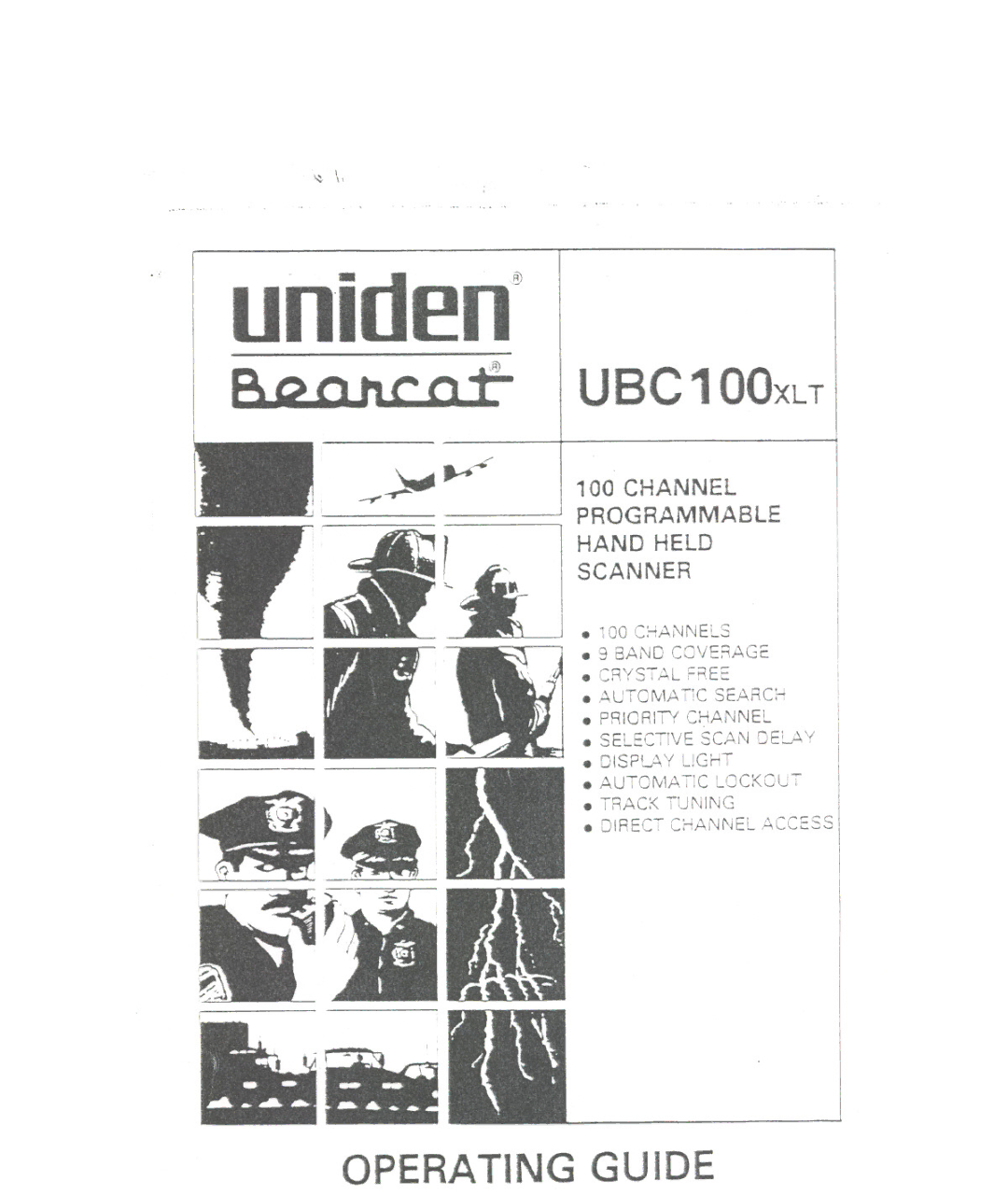 Uniden UBC100XLT manual Uniden~ 