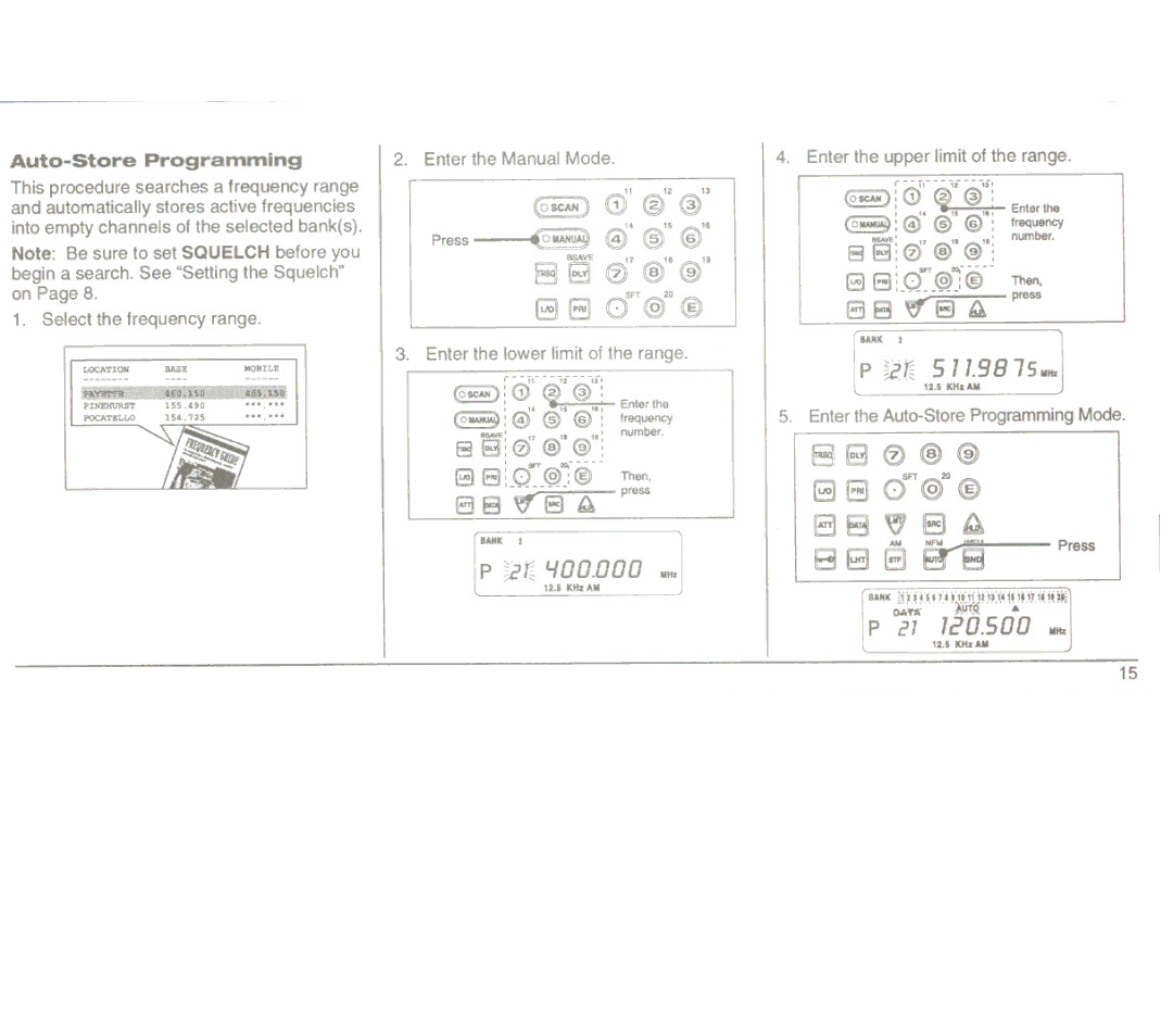 Uniden UBC3000XLT manual BB 3~, Auto-Store Programming, WWfik~~.\~ 