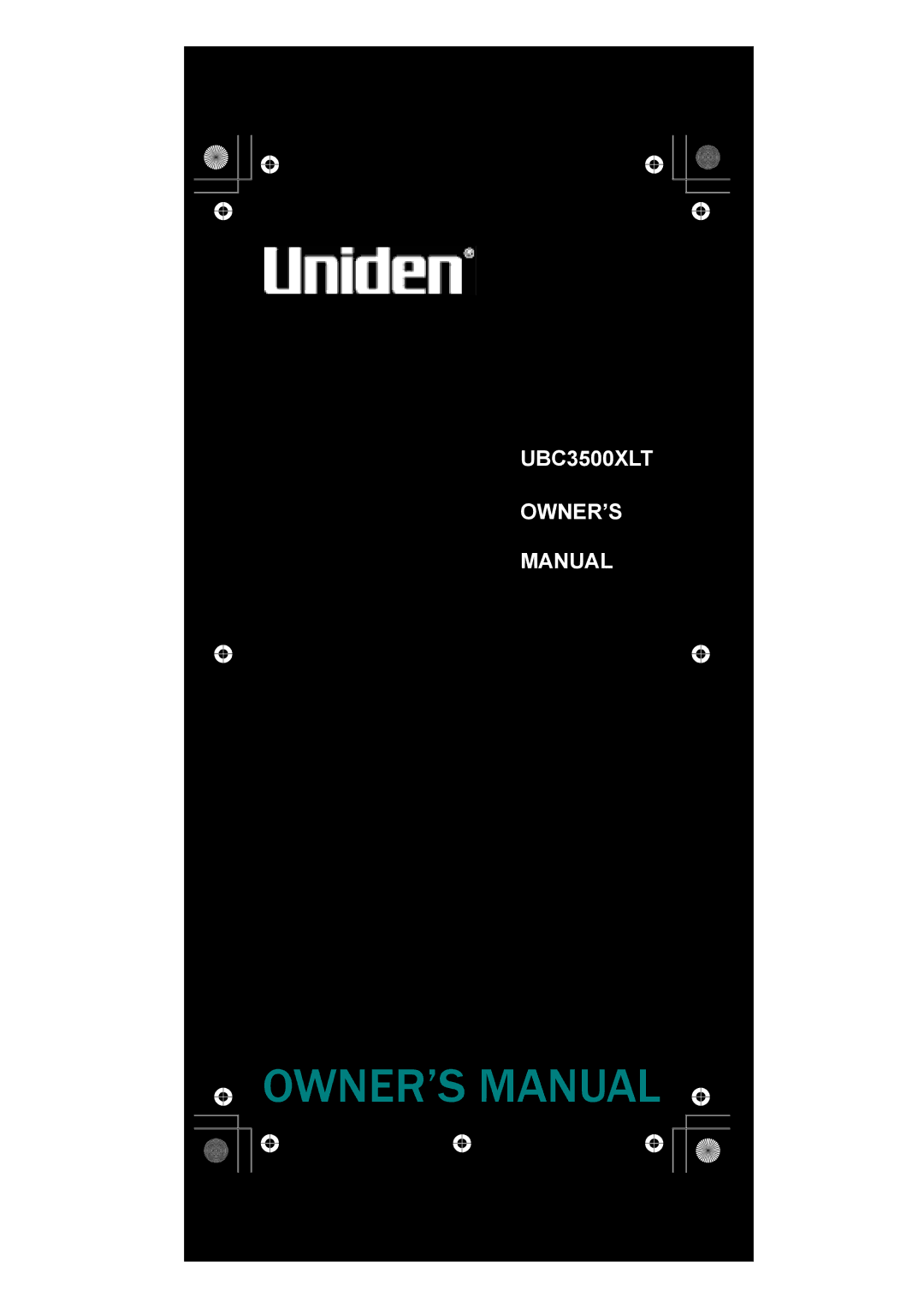 Uniden UBC3500XLT owner manual 