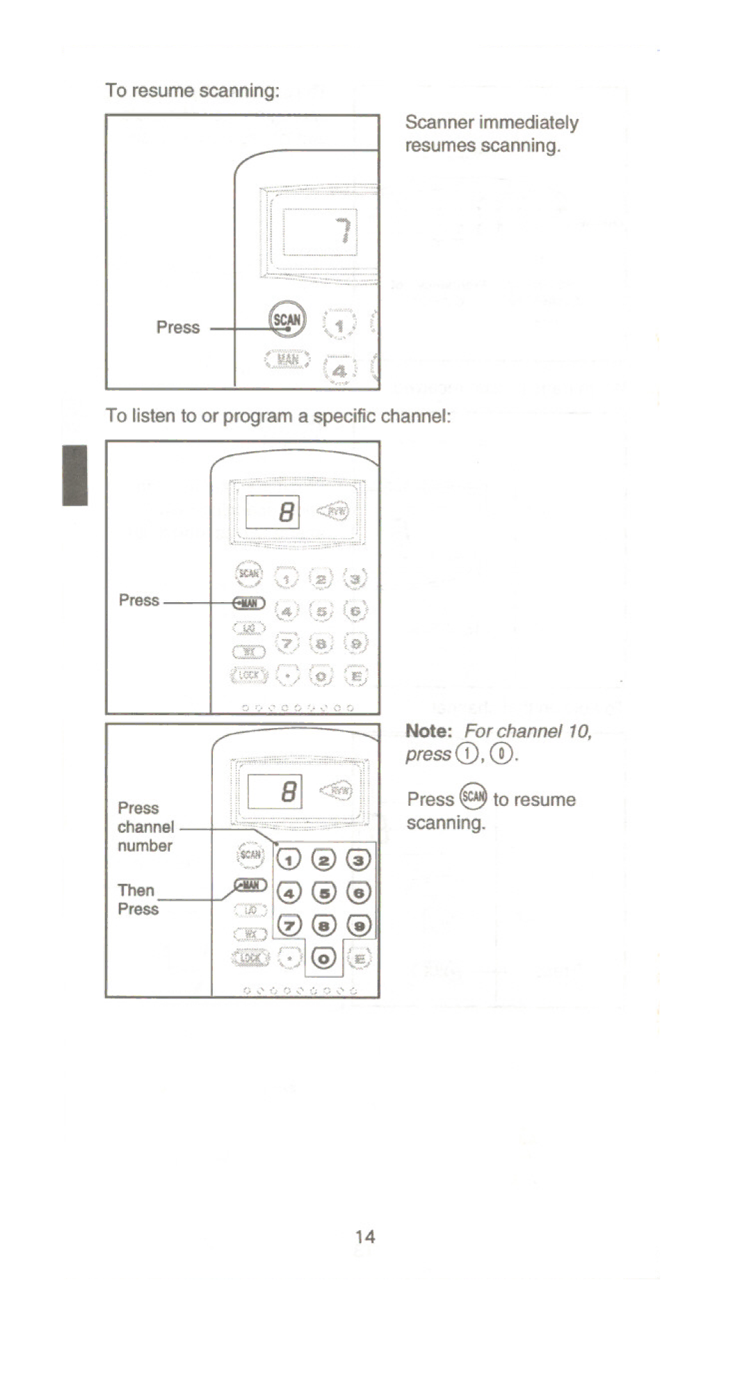 Uniden UBC60XLT manual ~ \£ 