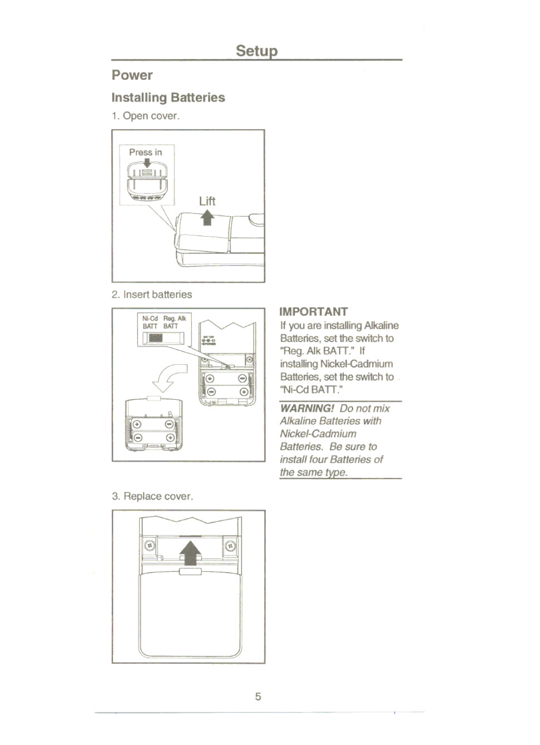 Uniden UBC60XLT manual IF e 