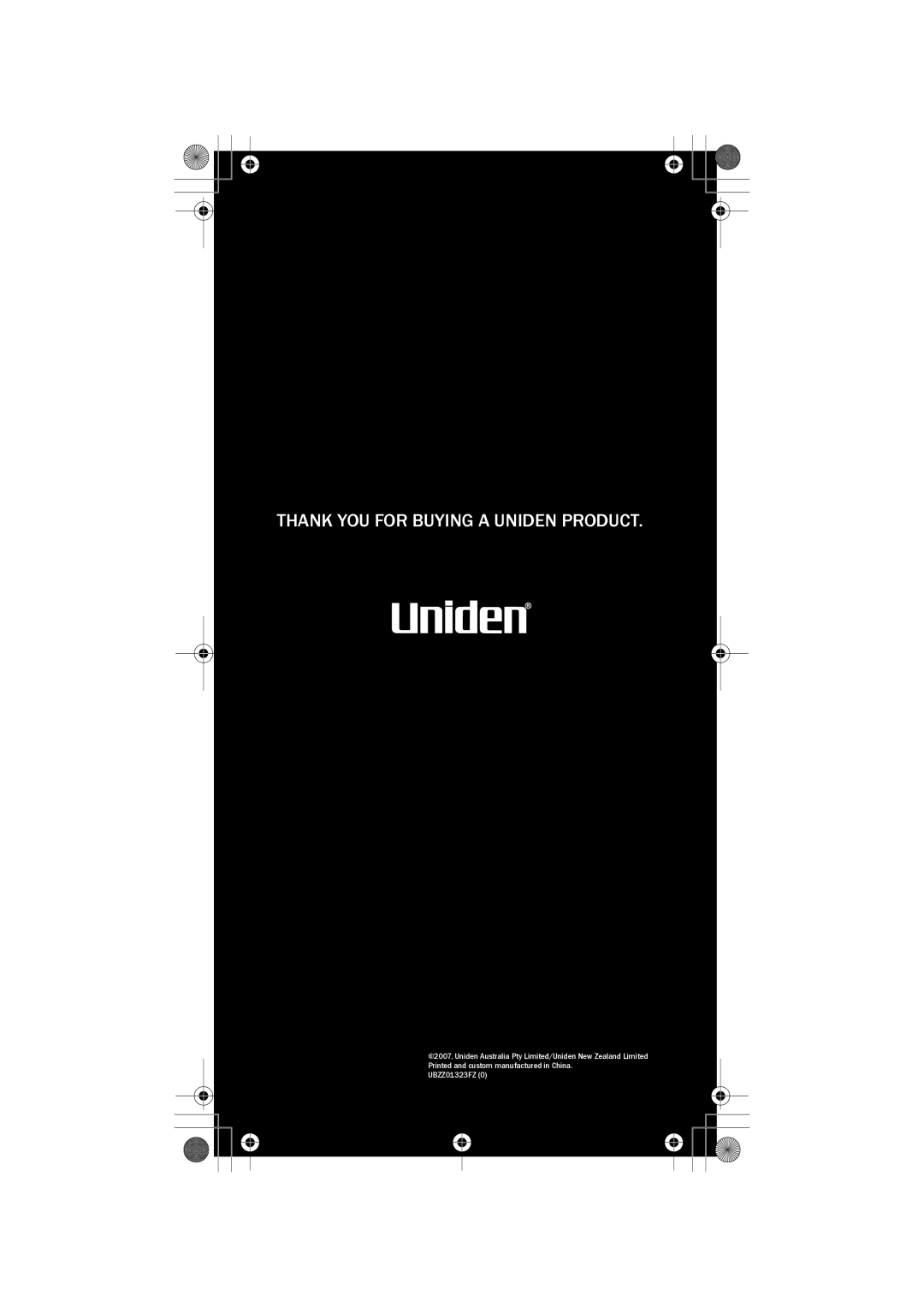 Uniden UBC73XLT owner manual Thank YOU for Buying a Uniden Product 