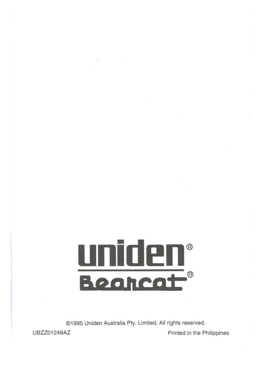 Uniden UBC9000XLT manual Unl. I!n@ 