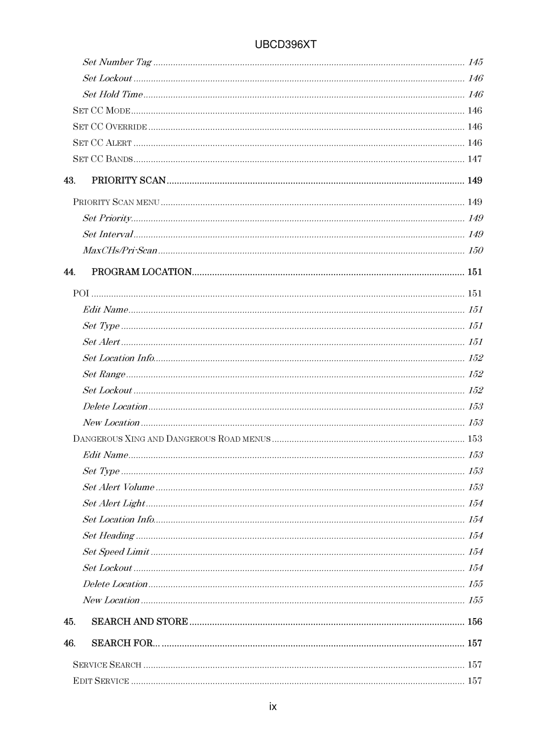 Uniden UBCD396XT owner manual 149 