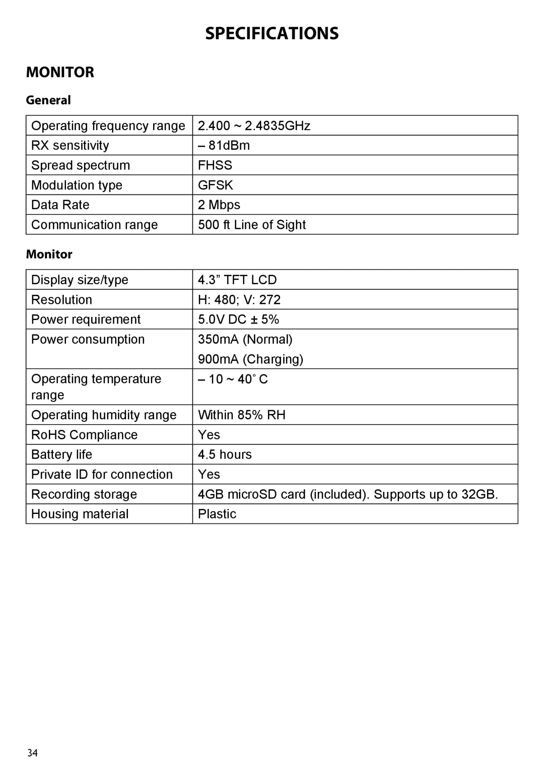 Uniden UDR444 owner manual General, Monitor 