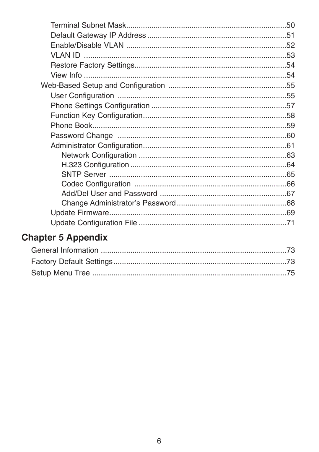 Uniden UIP300 manual Appendix, Vlan ID 