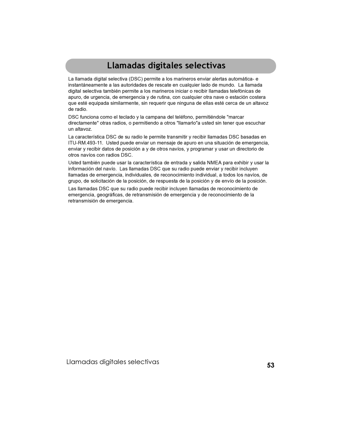 Uniden UM-525 manual Llamadas digitales selectivas 