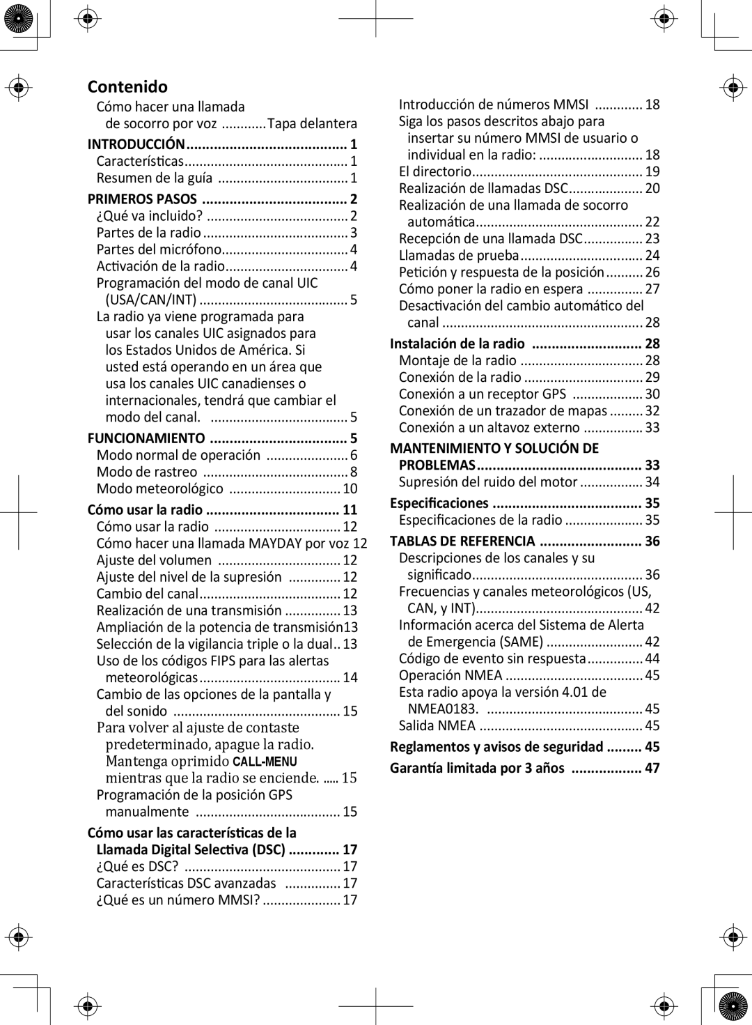 Uniden UM380 owner manual Contenido, Primeros Pasos 