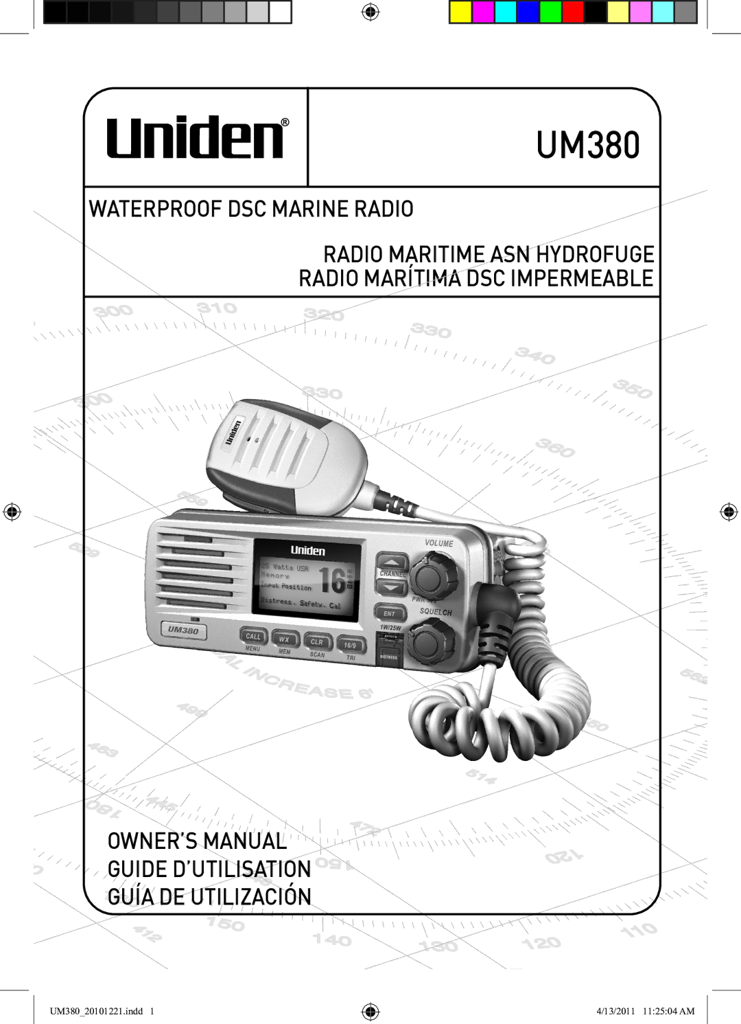 Uniden UM380 owner manual 