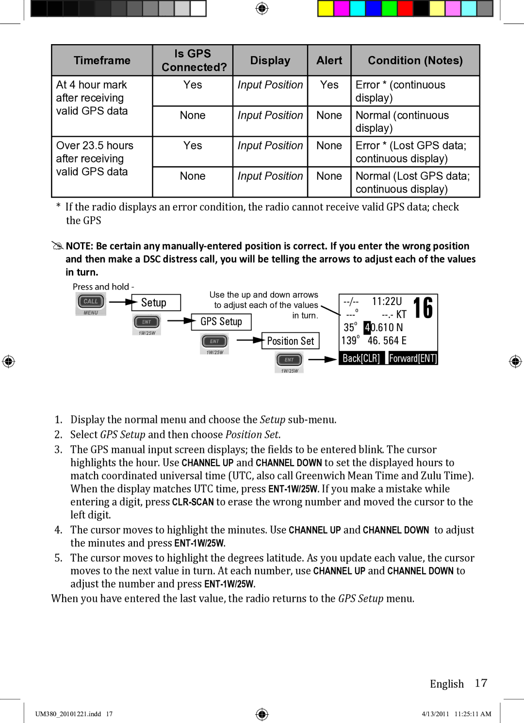 Uniden UM380 owner manual Setup 