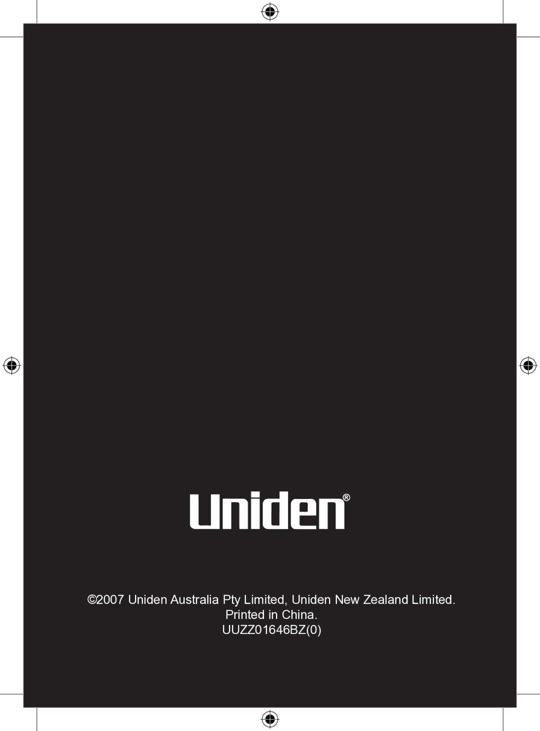 Uniden WDSS 5305 owner manual 