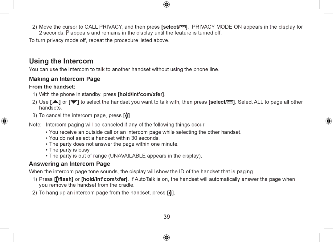 Uniden WDSS 5315 owner manual Using the Intercom, Making an Intercom 