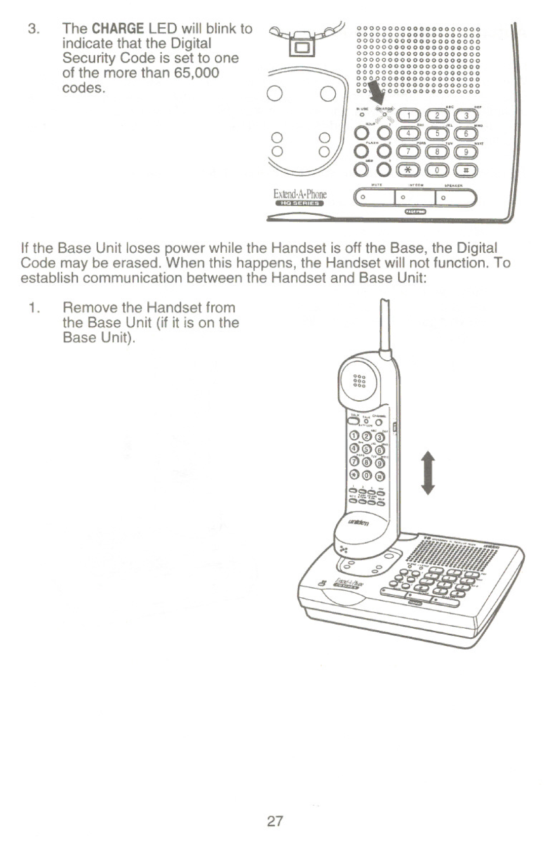 Uniden XC345 manual Efe «D-Uf~~r O-bmmID 