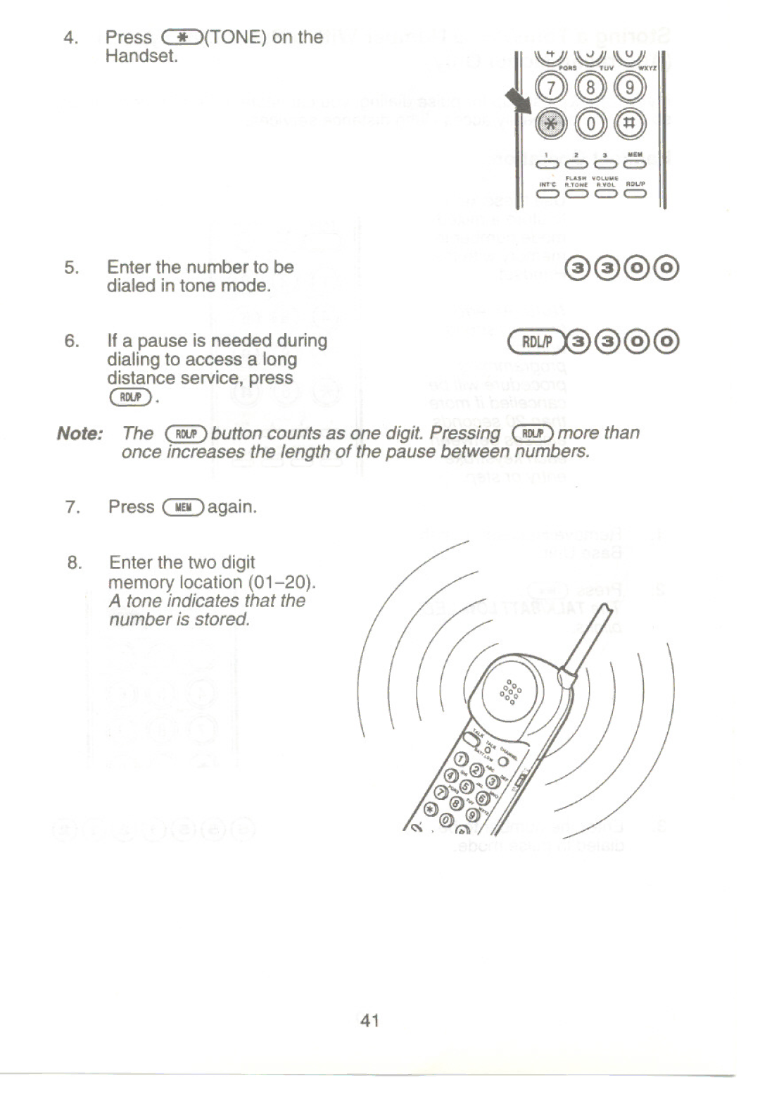 Uniden XC345 manual 11 ~~.~ 