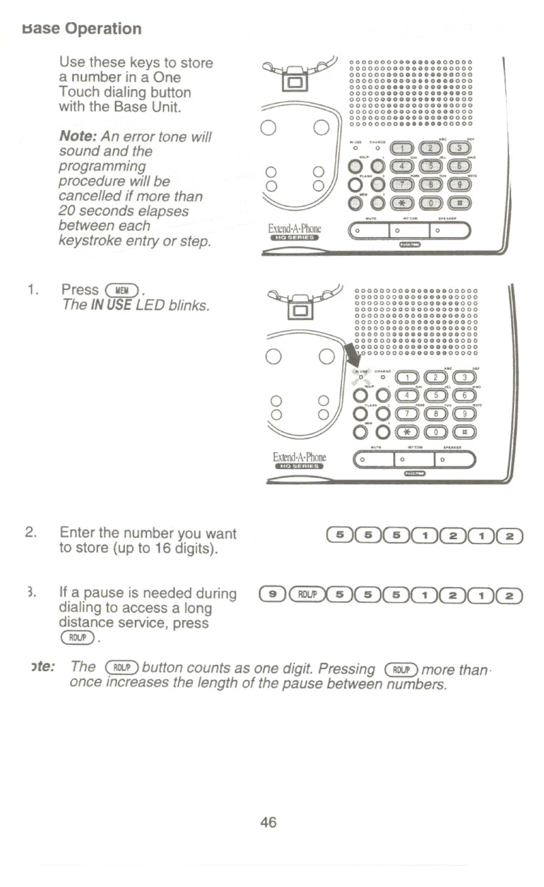 Uniden XC345 manual 00 i-C~j -~f, TSase Operation 