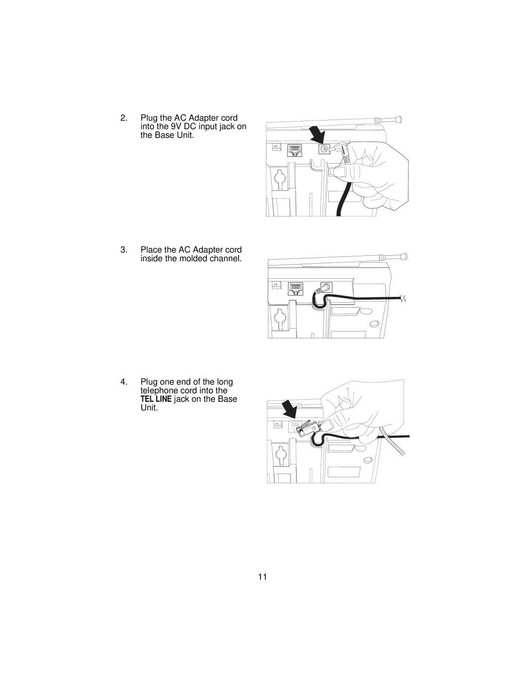 Uniden XC3510 important safety instructions 