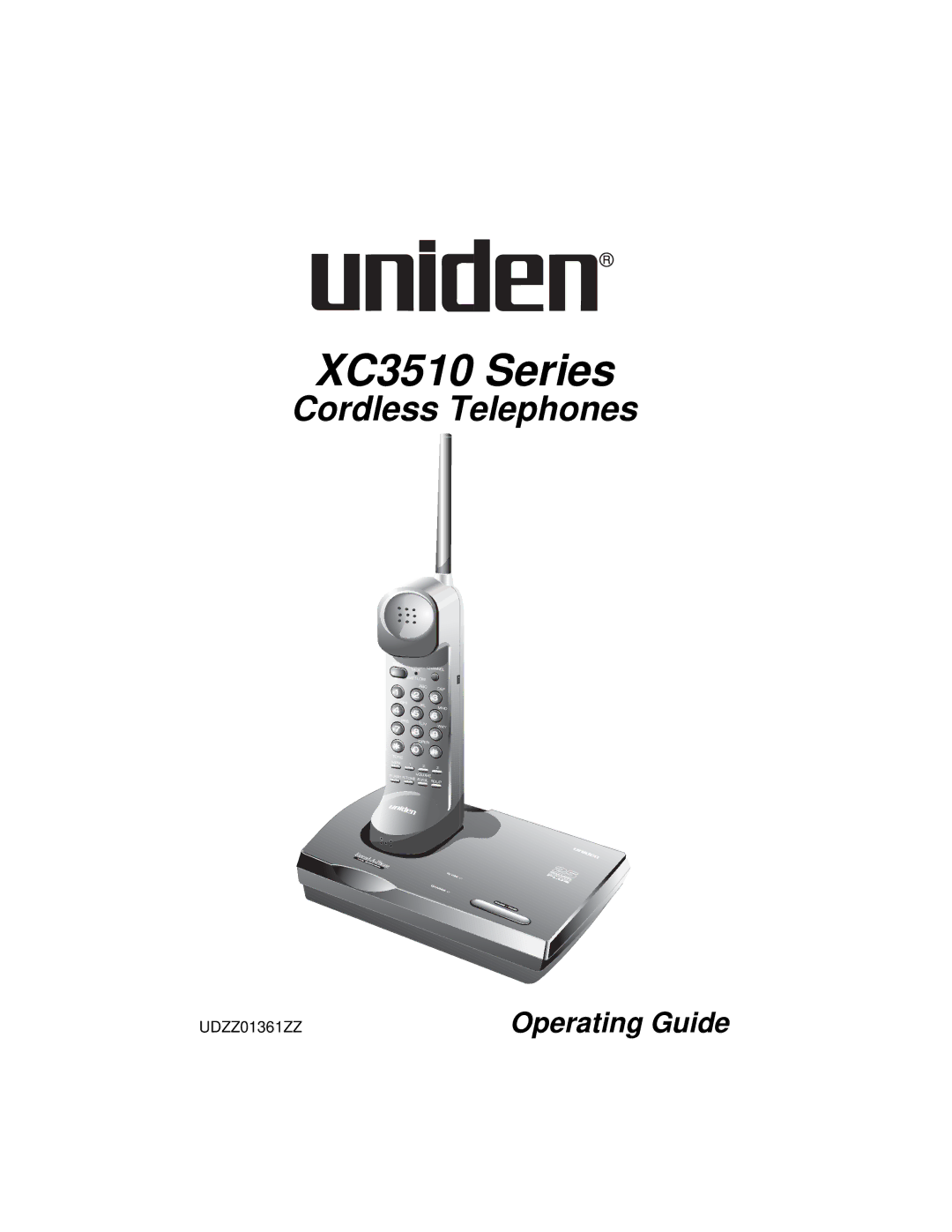 Uniden important safety instructions XC3510 Series 