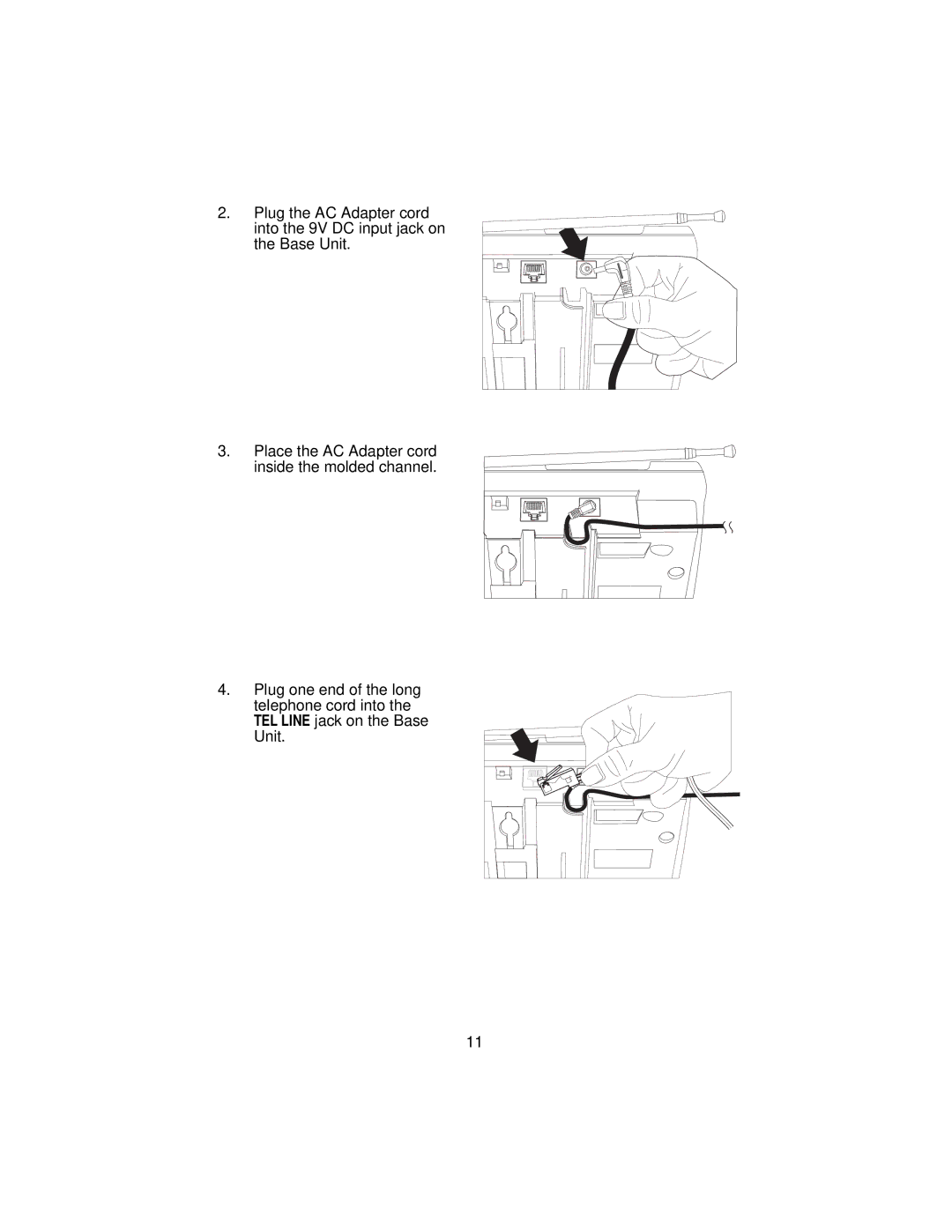 Uniden XC3545 important safety instructions 